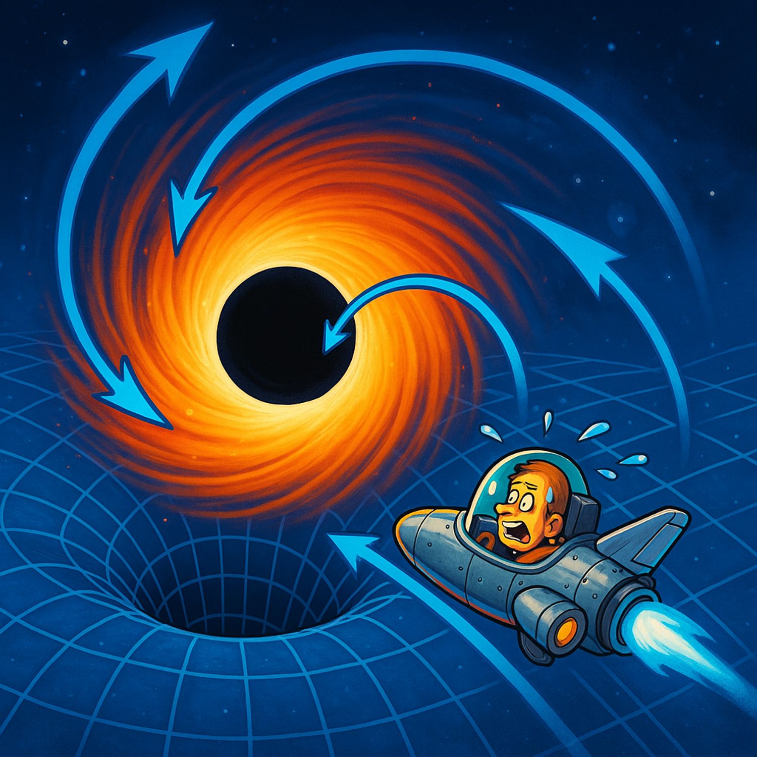 Schwarzschildradius, Ereignishorizont, Fluchtgeschwindigkeit